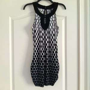 Maurices black and white ombre halter top, size medium